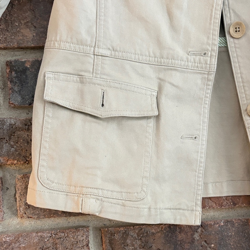 Womens Beige Jacket - Picture 4 of 5